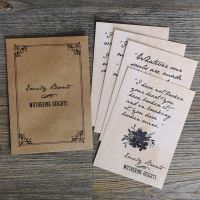 Wuthering Heights Love Quote Notes, Set of 4 Vintage Styled A6 Prints