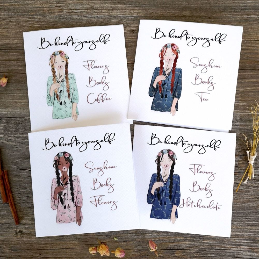 Personalised Be Kind Self Care Card