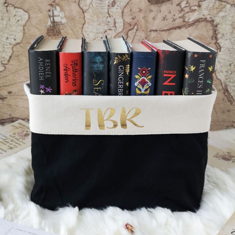 TBR Bookish Canvas Organiser