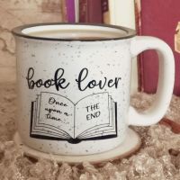 Book Lover Rustic Campfire Mug
