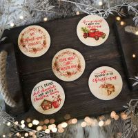Christmas Coasters - Wooden - Choose from 5 different designs