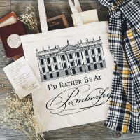 Jane Austen Tote Bag, I'd Rather Be At Pemberley