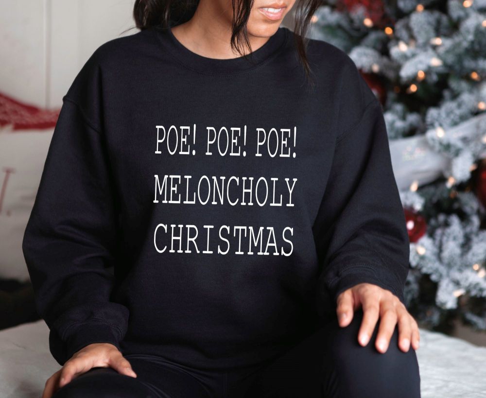 Christmas Sweatshirt  - POE! Melancholy Christmas -  Unisex