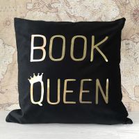 Cushion Cover Book Queen - Velvet 