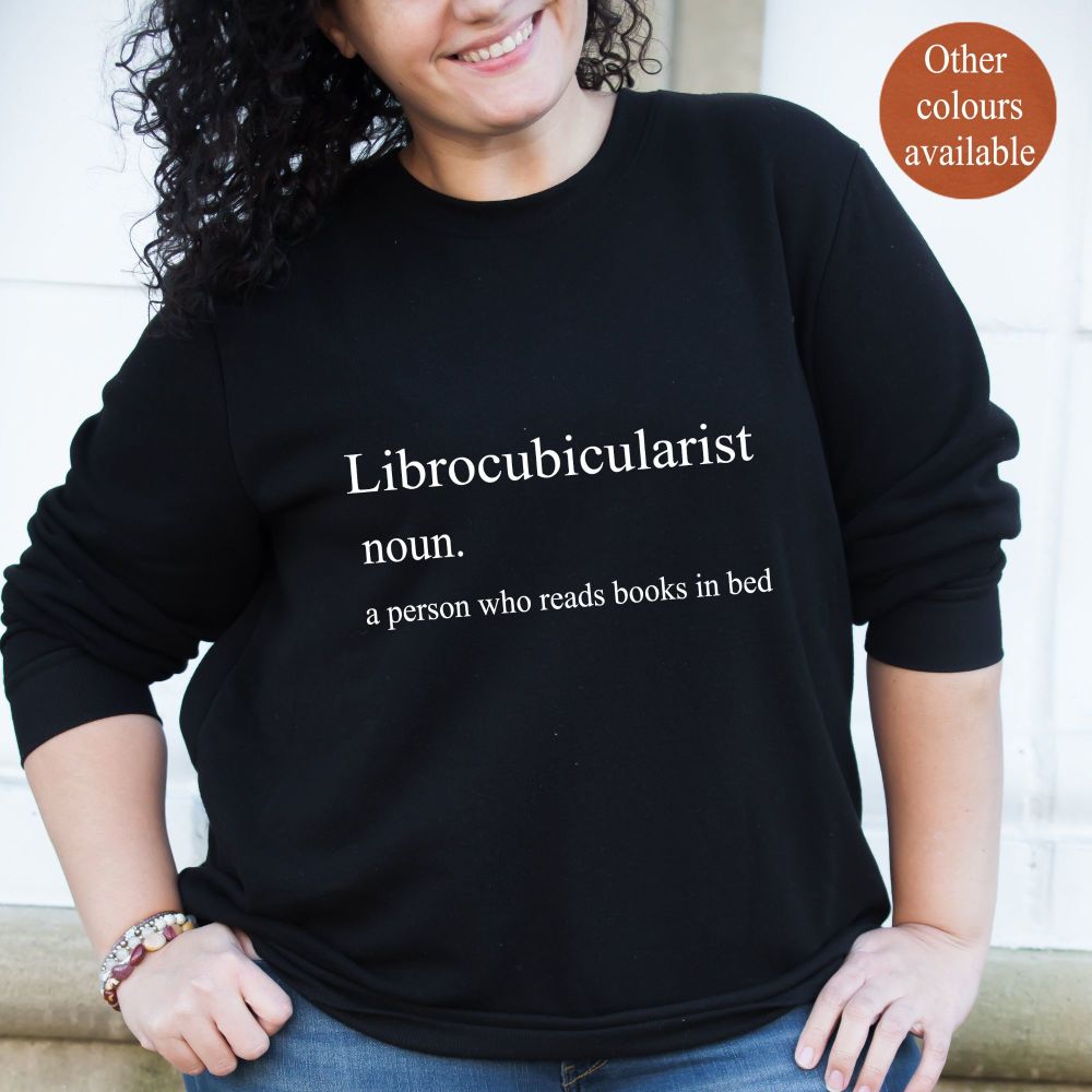 Librocubicularist Sweatshirt, Reading in Bed