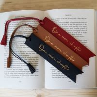 One More Chapter PU Leather Bookmark With Tassel