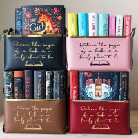 Book Quote Mock Leather Storage Basket