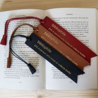 Bibliophile PU Leather Bookmark With Tassel