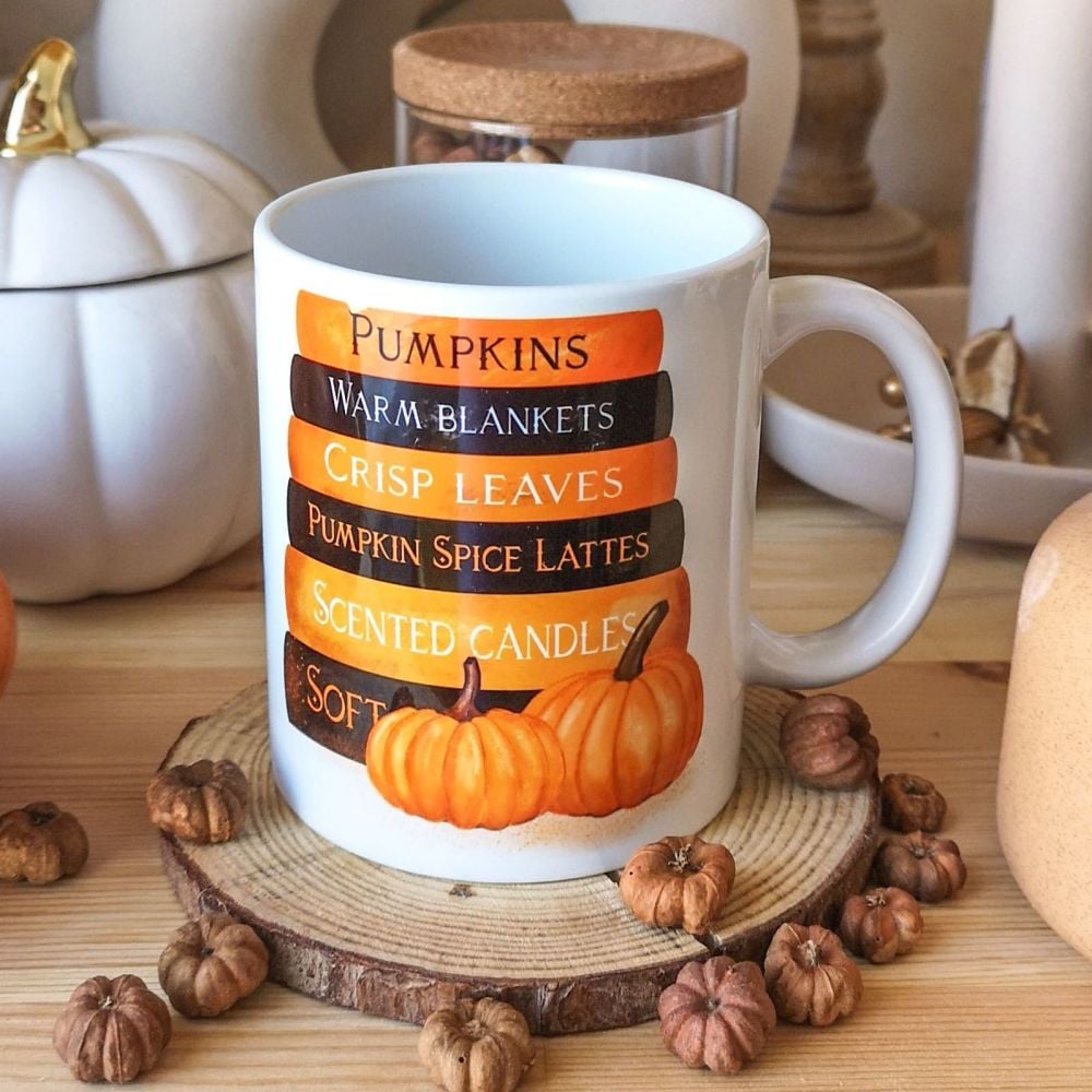 Cosy Autumn Pumpkin Mug