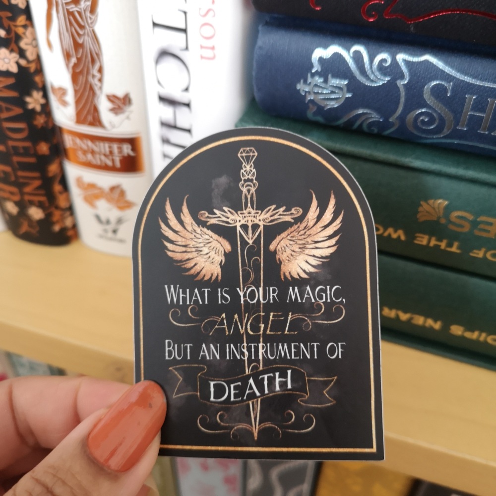 Official Sarah J Maas Bookish Stickers | What is Your Magic, Angel, But an Instrument of Death?| Hunt Anthalar Crescent City