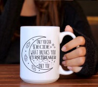 Cursebreaker Mug | Officially Licensed Sarah J Maas Merch | Moon Crescent