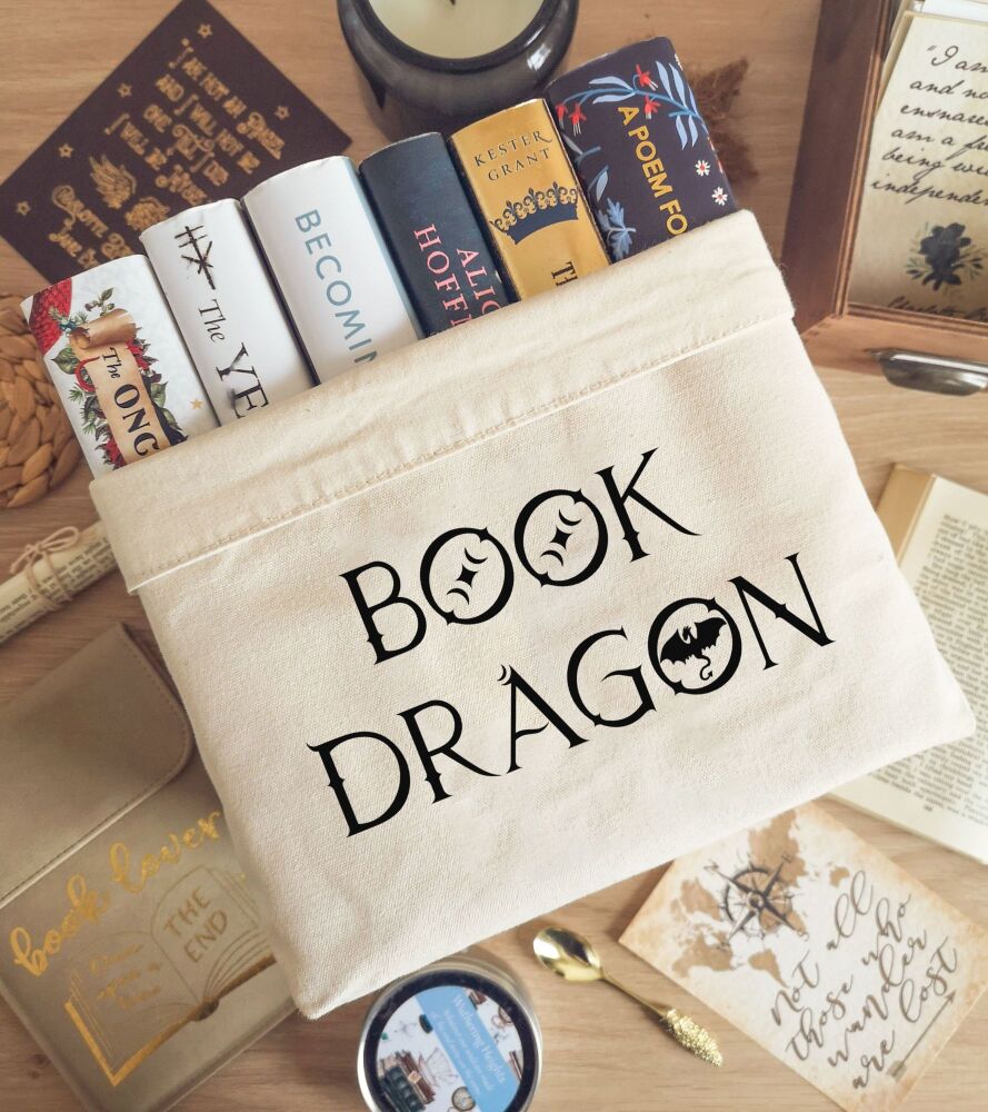Book Dragon Storage Basket
