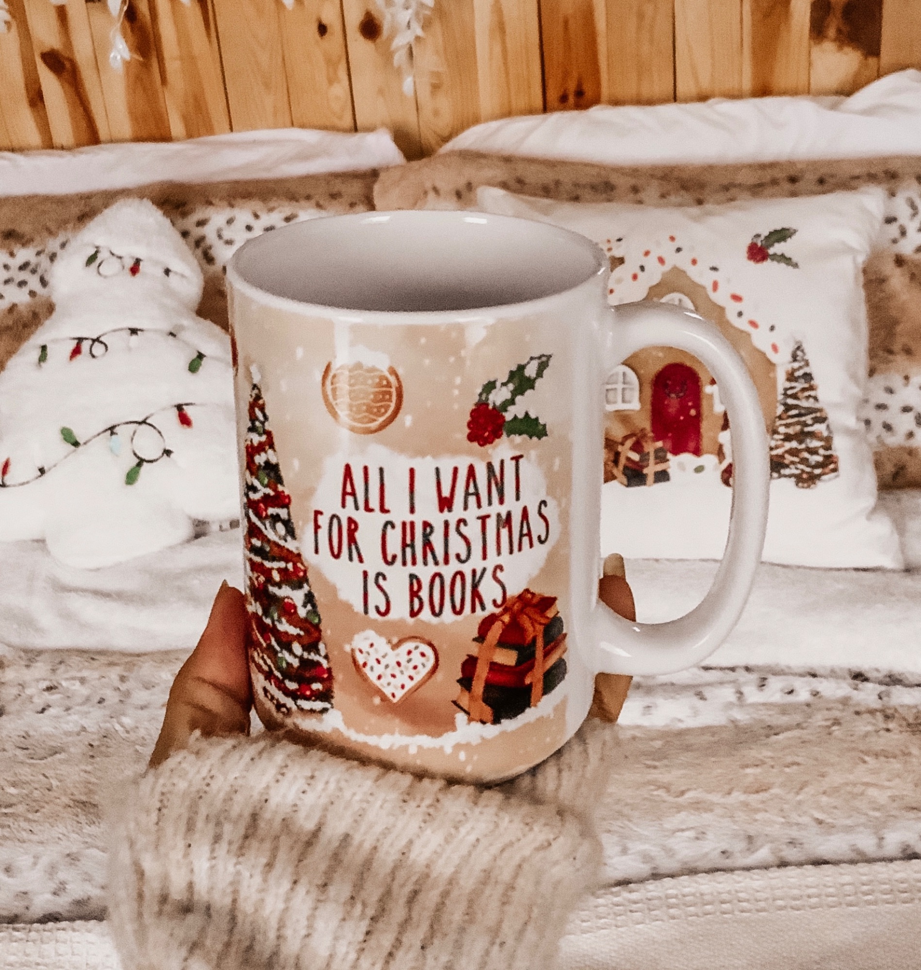 All I Want For Christmas Bookish Mug