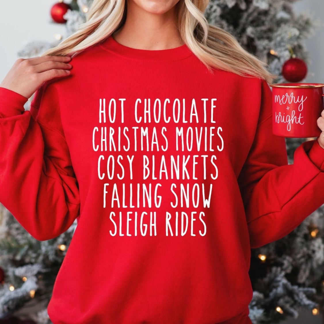 Cosy Christmas List Sweatshirt
