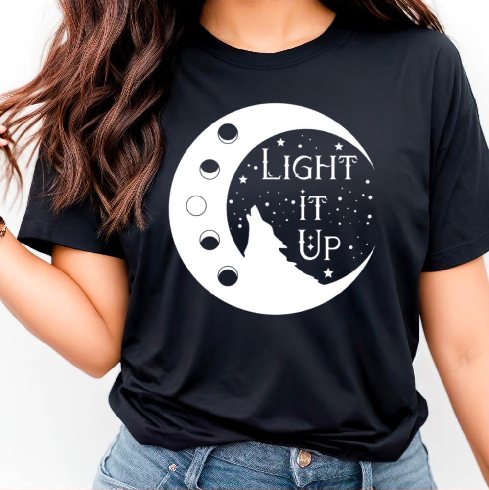 Light It Up T-shirt, Crescent City, Sarah J Maas Official Licenced Merch