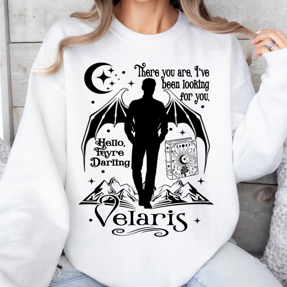 ACOTAR Rhysand There you are Sweatshirt, Sarah J Maas Official Licensed Merch