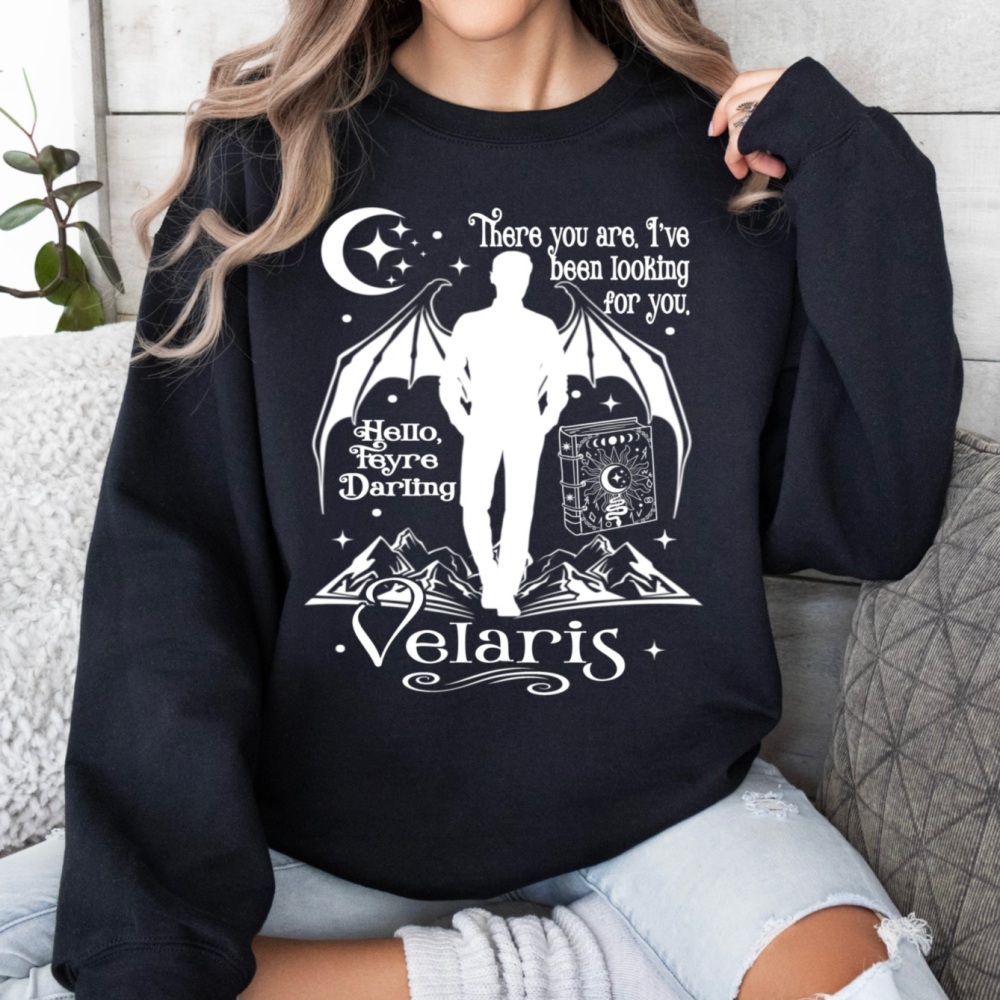 ACOTAR Rhysand There you are Sweatshirt, Sarah J Maas Official Licensed Merch