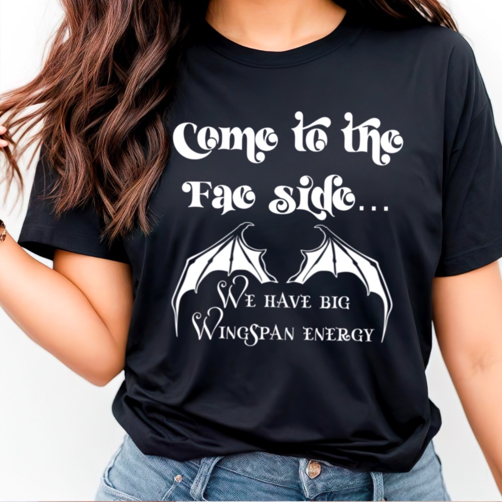 ACOTAR Bat Boys Wingspan Energy Spicy T-shirt, Sarah J Maas Official Licensed Merch