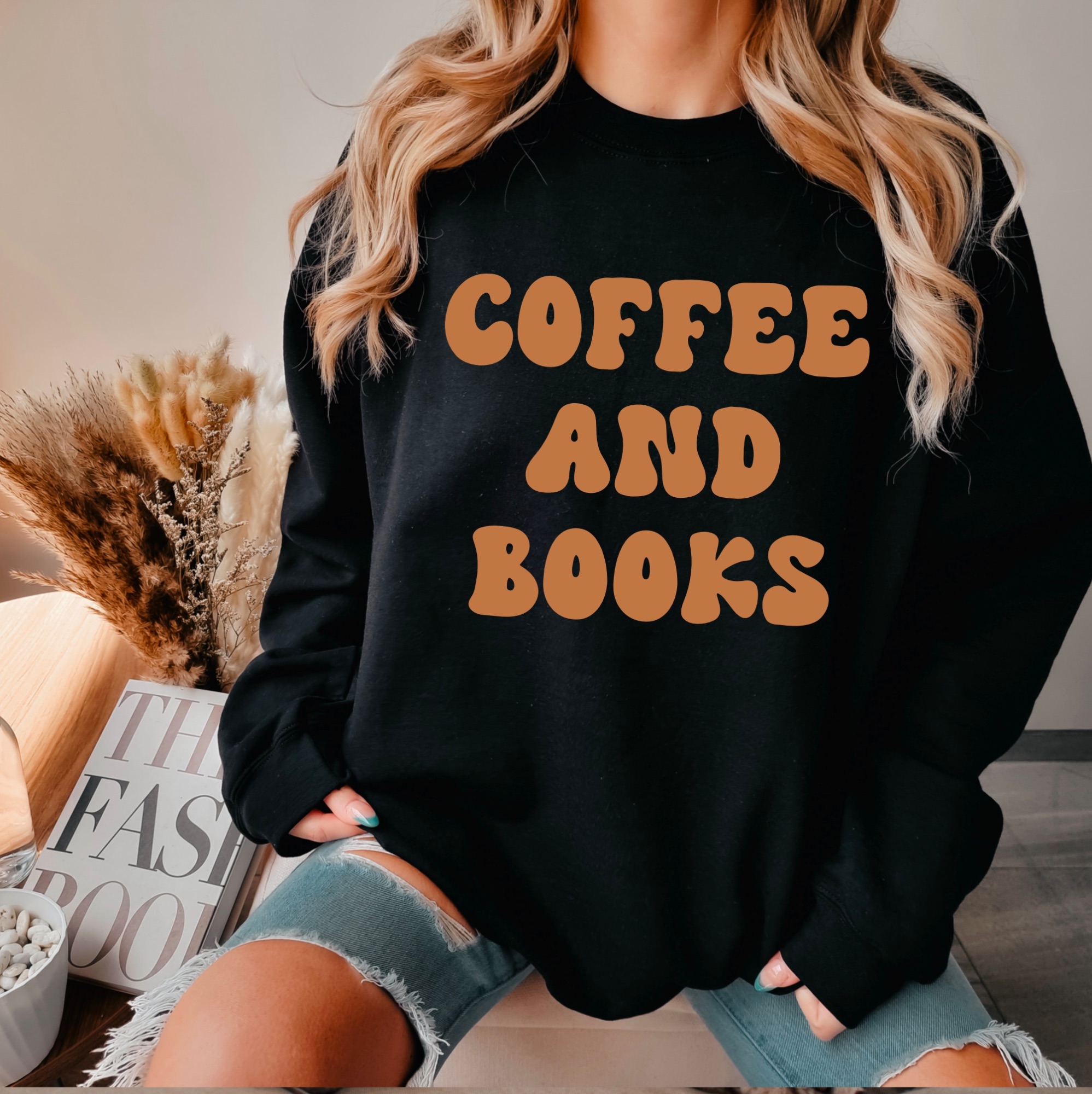 Coffee and Book Sweatshirt