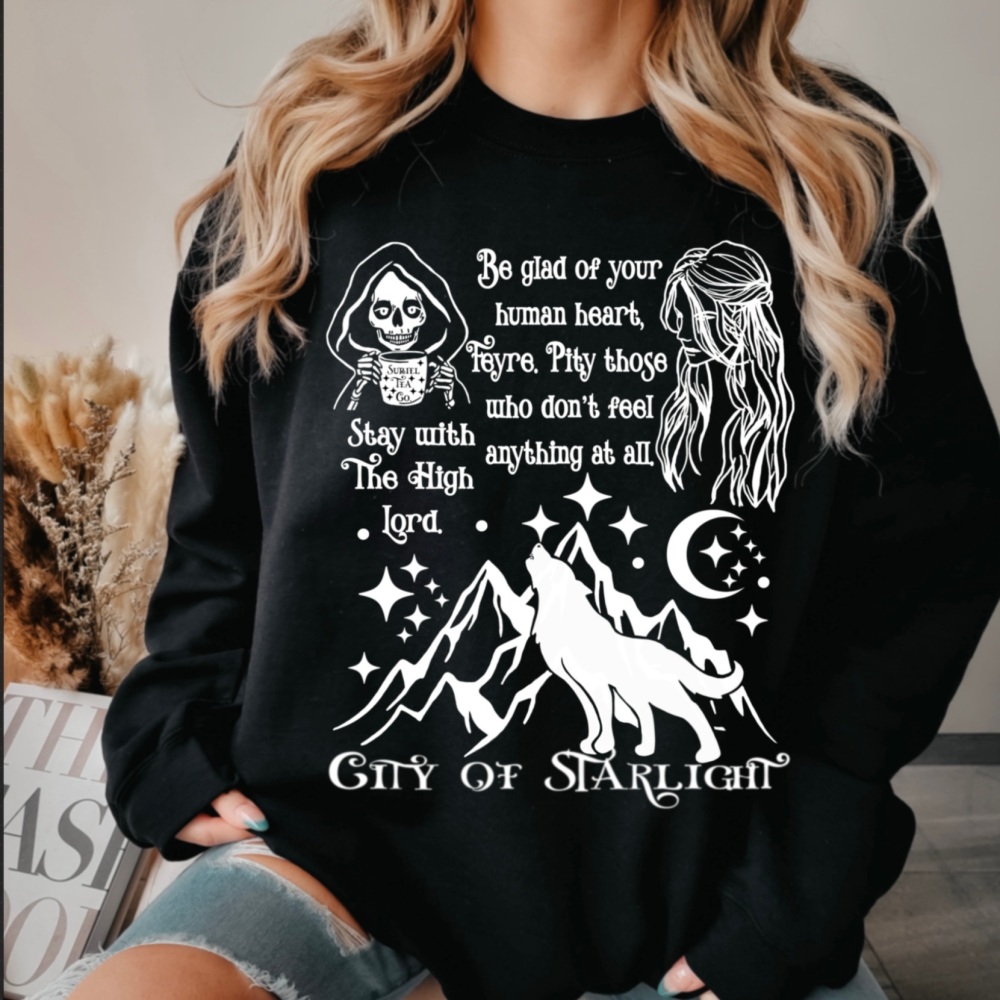 ACOTAR Feyre Sweatshirt, Sarah J Maas Official Licensed Merch