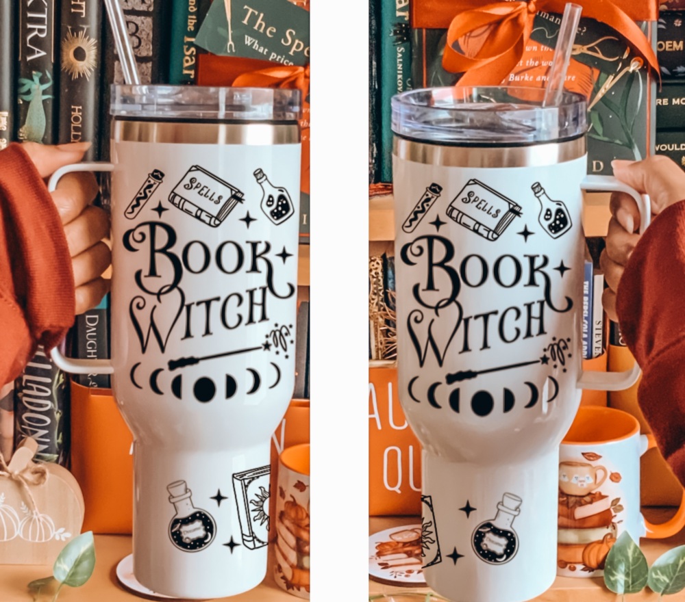 Book Witch Fantasy 40oz Tumbler