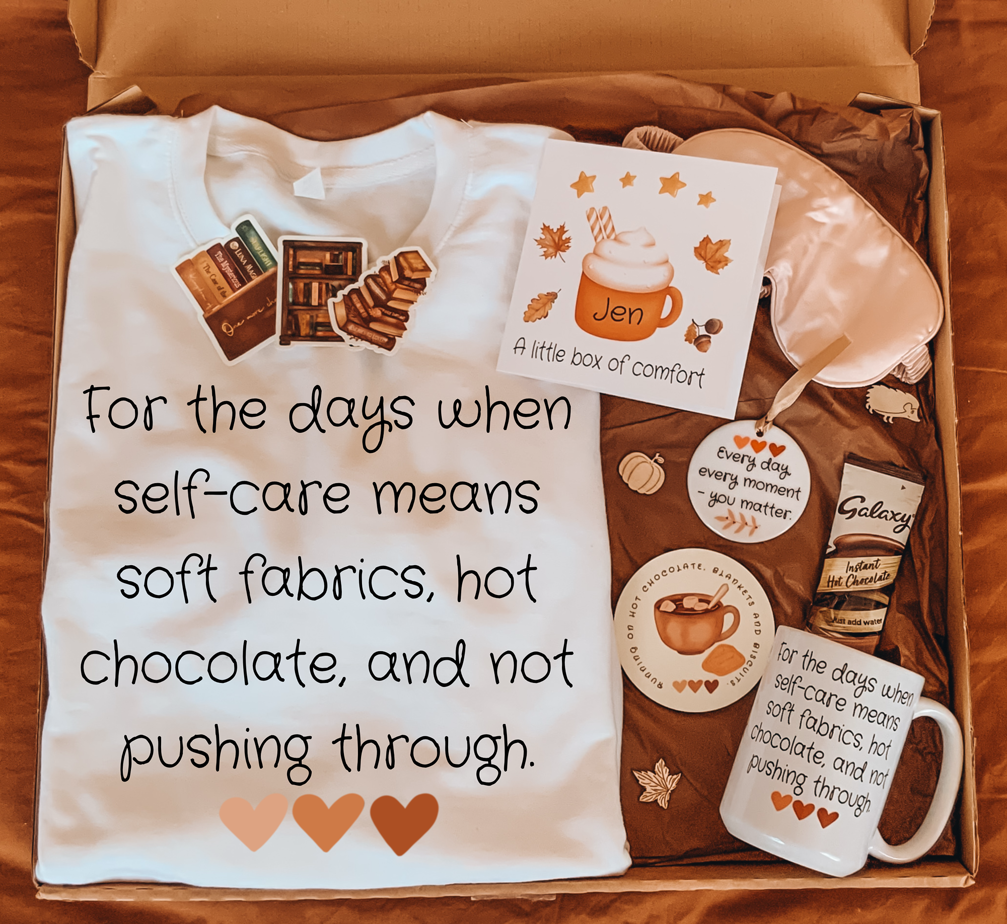 Cosy Self-Care Comfort Box - For Hot Chocolate Lovers