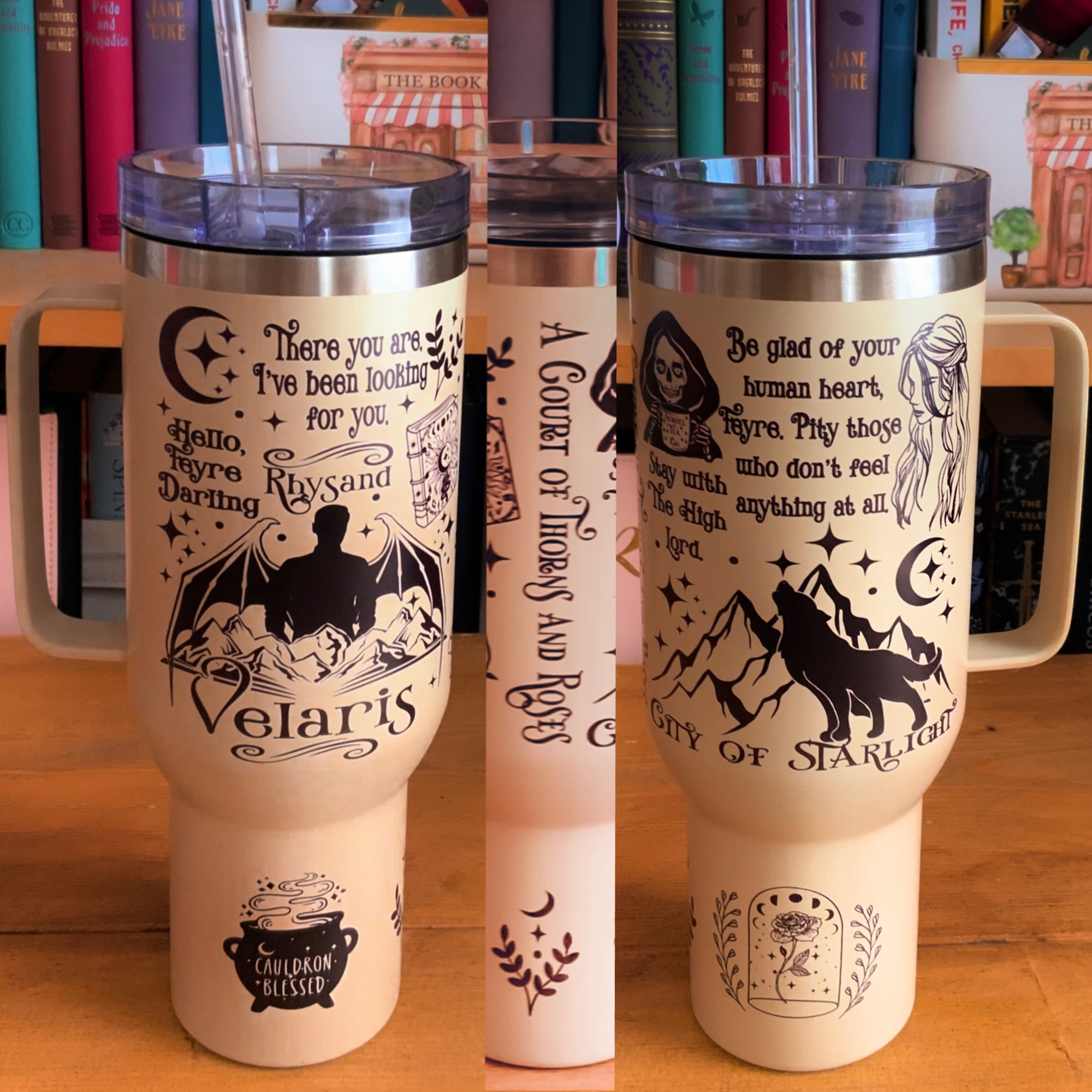 ACOTAR Beige Tumbler