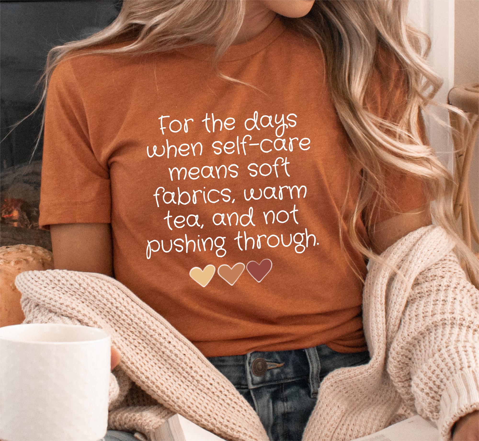 Self-Care, Hot Tea T-Shirt