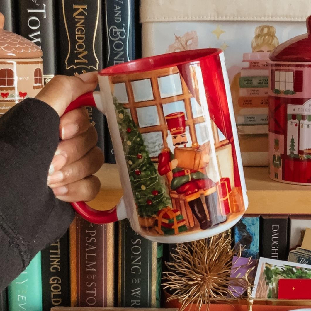 Christmas Nutcracker 15oz  Mug with Red Accents