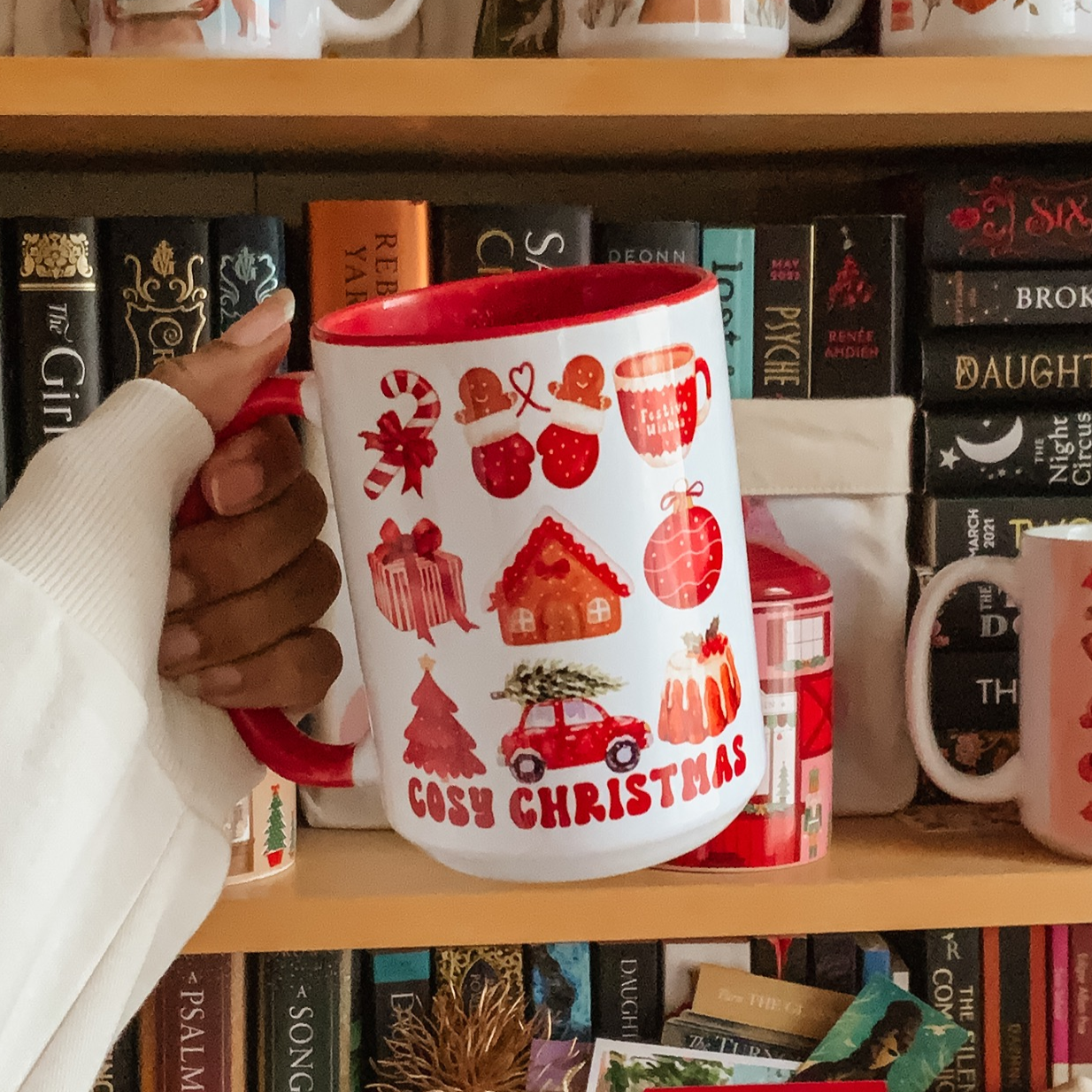 Cosy Christmas 15oz Red Mug