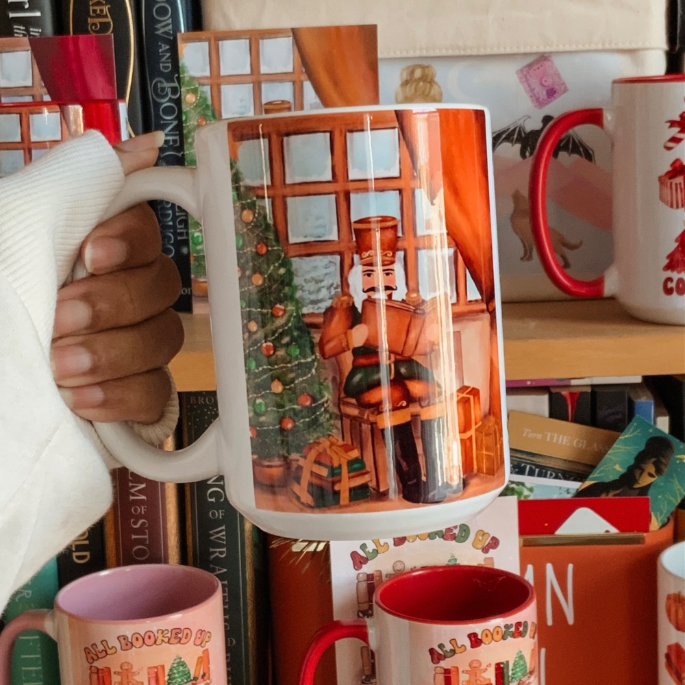 Christmas Nutcracker 15oz  Mug, Brown Version