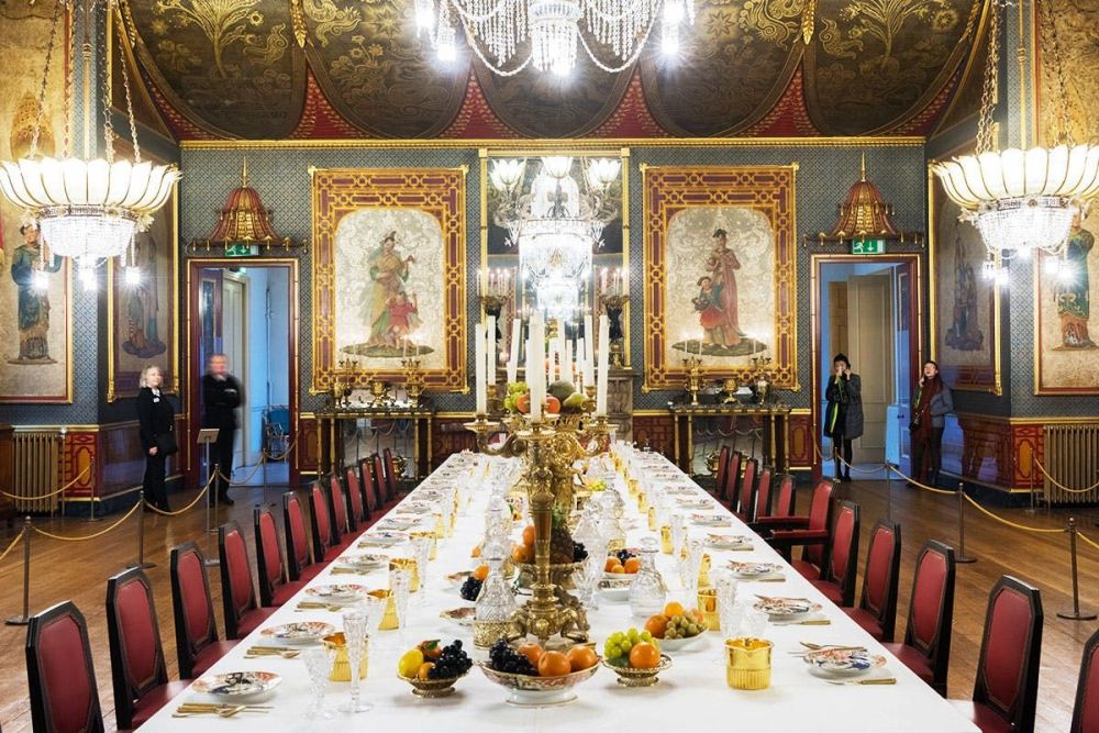 The magnificent Banqueting Room at the Royal Brighton Pavilion