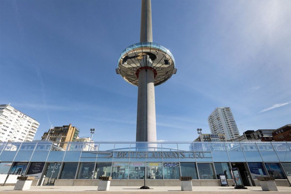 You could also visit the i360 in Brighton and take in the views of the surrounding area from 138 metres up!