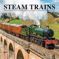 The Calendar Club has a range of calendars for 2024 featuring steam trains.