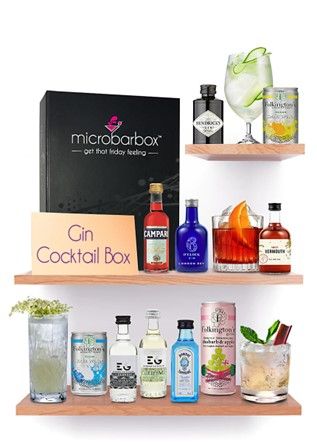 Micro Bar Box has a range of gin and pink gin gifts for gin lovers!