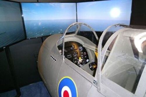 There's a 30 Minute Spitfire Simulator Flight for One in Bedfordshire