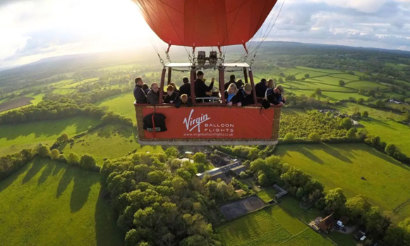Take a flight in a hot air balloon and enjoy the beautiful Sussex countryside! 
