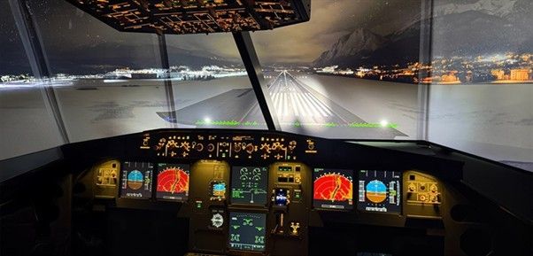 How about an AI Airbus Flight Simulator near Gatwick?