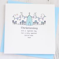 <!-- 002 -->Boy's Christening Card