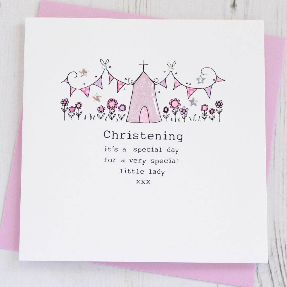 Girl's Christening Card