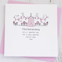 Girl's Christening Card