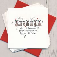 <!-- 006-->Personalised Christmas Puddings Cards