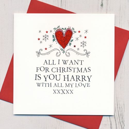 Personalised Loved One's Christmas Card