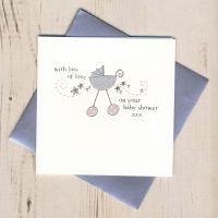 <!-- 001 -->Sparkly Baby Shower Card
