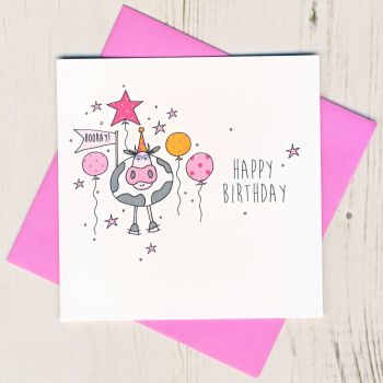  Happy Birthday Cow