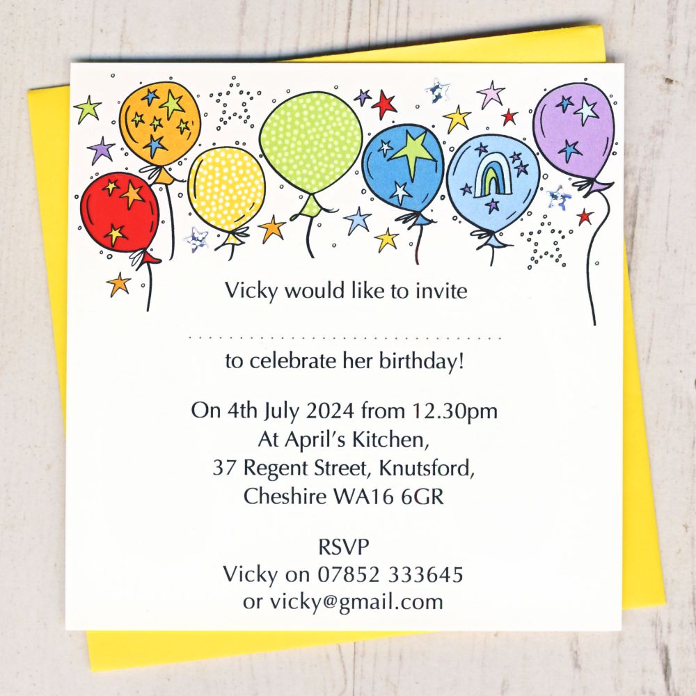 <!-- 001 -->Birthday Party Invitations