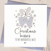 Glittery Wife Christmas Card