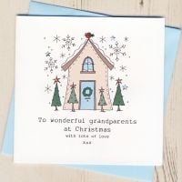 <!-- 013-->To Special Grandparents Christmas Card