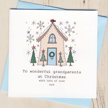 To Special Grandparents Christmas Card