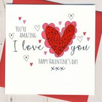 <!-- 045 -->I Love You Valentine Card